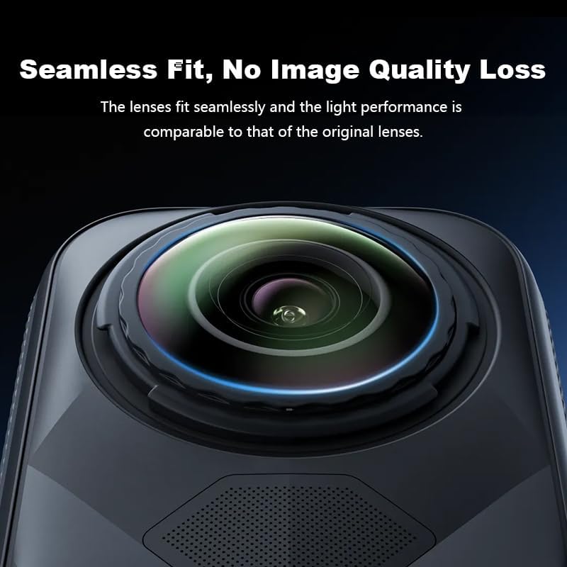 Jakoly Lens Replacement Kit for Insta360 X5, Portbale [1 Pcs] Optical Glass Cover with Removal Tool + 2 Black Base, Easy Installation, Lens Guard Camera Kit for Insta 360 X5 Accessories - Image 4